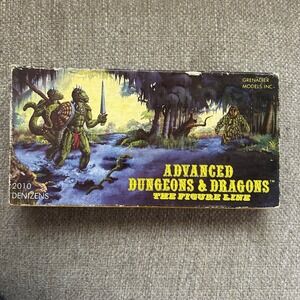 Grenadier Dungeons and Dragons 2010 Denizens EMPTY BOX ONLY Vintage Miniatures